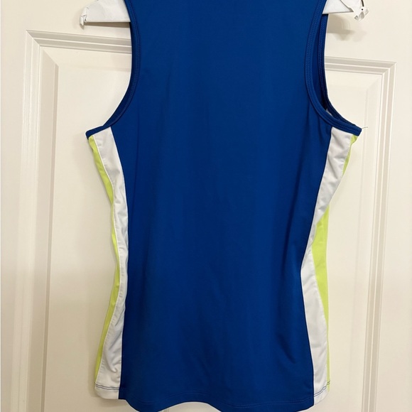 Summer Sale: Fila Blue and Yellow Polo Top for Active Wear - Picture 3 of 4
